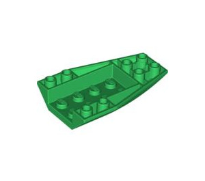 LEGO Groen Wig 6 x 4 Drievoudig Gebogen Omgekeerd (43713)