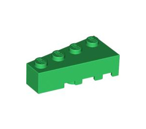 LEGO Grün Keil Backstein 2 x 4 Links (41768)