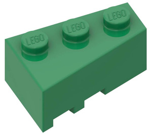 LEGO Green Wedge Brick 3 x 2 Right (6564)