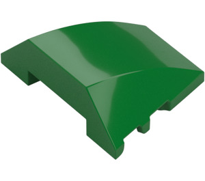 LEGO Green Wedge Curved 3 x 4 Triple (64225)