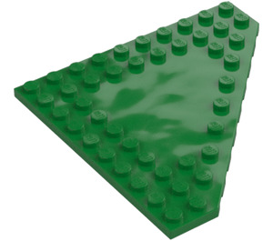 LEGO Vert Pièce de monnaie assiette 10 x 10 sans Pièce de monnaie sans Tenons au centre (92584)