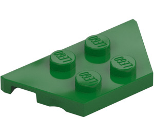 LEGO Green Wedge Plate 2 x 4 (51739)