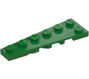 LEGO Grün Keil Platte 2 x 6 Links (78443)