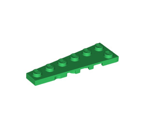 LEGO Vert Coin assiette 2 x 6 La gauche (78443)
