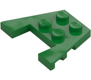 LEGO Green Wedge Plate 3 x 4 with Stud Notches (28842 / 48183)