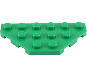 LEGO Vert Coin assiette 3 x 6 avec 45º Coins (2419 / 43127)