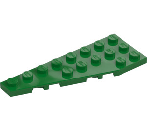 LEGO Green Wedge Plate 3 x 8 Wing Left (50305)