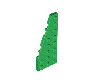 LEGO Green Wedge Plate 3 x 8 Wing Left (50305)