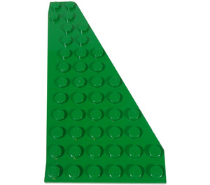 LEGO Green Wedge Plate 7 x 12 Wing Left (3586)