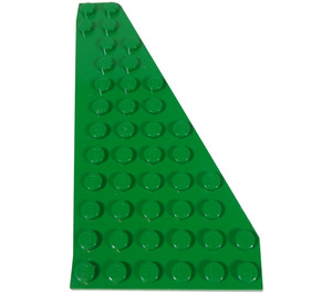 LEGO Verde Cuneo Piastra 7 x 12 Ala Sinistra (3586)