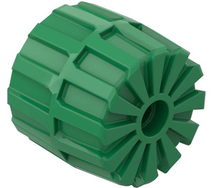LEGO Groen Wiel Hard-Plastic Medium (2593)