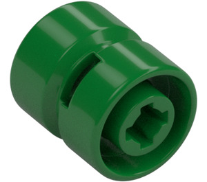 LEGO Green Wheel Rim Ø11.5 x 12 Wide with Notched Hole (6014)