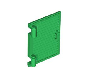 LEGO Green Window 1 x 2 x 3 Shutter with Hinges and Handle (60800 / 77092)