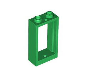 LEGO Green Window Frame 1 x 2 x 3 without Sill (3662 / 60593)