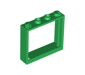 LEGO Grün Fenster Rahmen 1 x 4 x 3 (60594)