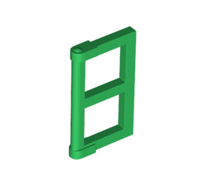 LEGO Grün Fenster Pane 1 x 2 x 3 mit dicken Ecklaschen (28961 / 60608)