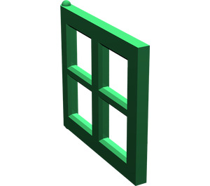 LEGO Vert Fenêtre Pane 2 x 4 x 3  (4133)