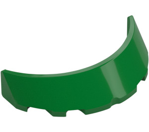 LEGO Green Windscreen 1 x 3 x 6 Curved (35299 / 62360)