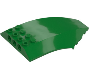 LEGO Green Windscreen 10 x 6 x 2 (35269 / 45705)