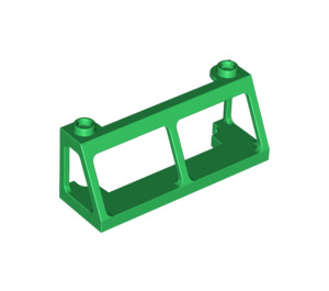 LEGO Green Windscreen 2 x 6 x 2 (13760 / 31592)