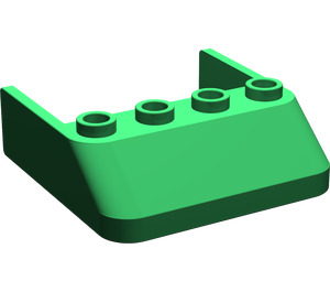 LEGO Green Windscreen 4 x 4 x 1 (6238)