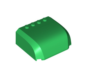 LEGO Green Windscreen 5 x 6 x 2 Curved (61484 / 92115)
