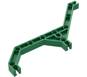 LEGO Grøn Znap Bjælke Angle 9 Huller (32208)