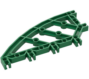 LEGO Green Znap Beam Curved 14 Holes (32216)