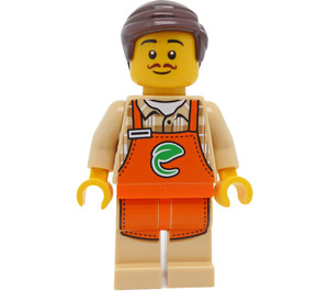 LEGO Grocer Minifigur