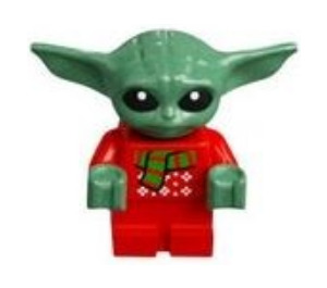 LEGO Grogu met Kerstmis Trui Minifiguur