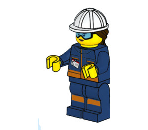 LEGO Ground Crew Technician minifiguur