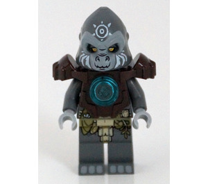 LEGO Grumlo met Dark Brown Heavy Armour en Chi minifiguur