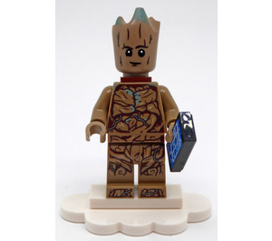 레고 Guardians of the Galaxy Advent Calendar 76231-1 하위 집합 Day 19 - Groot with Phone and Stand