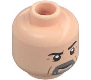 LEGO Gurney Halleck Minifigure Head (Safety Stud) (3274 / 107169)