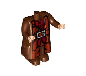 LEGO Hagrid Body with Coat with Red Shirt and Reddish Brown Vest (41383)