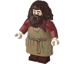 레고 Hagrid ~와 함께 다크탠 Apron 미니피규어