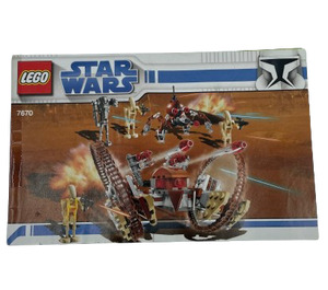 LEGO Hailfire Droid  mit Clone Wars White Box 7670-2 Anleitungen