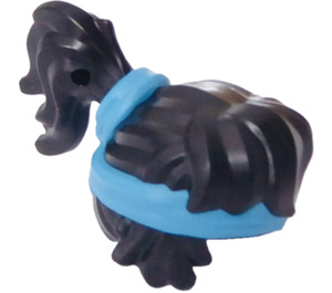 LEGO Cheveux avec Queue de cheval et Azur Foncé Bandeau (76917)