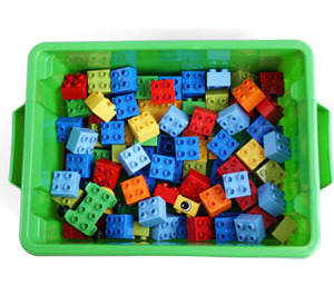 LEGO Half-Tub Green 3336