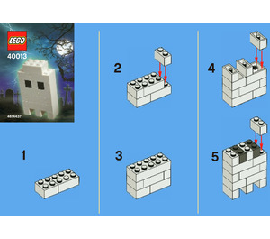 LEGO Halloween Ghost Set 40013 Instructions