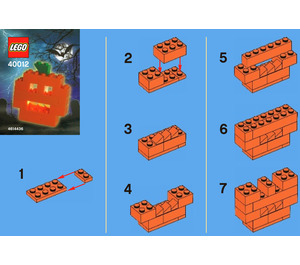 LEGO Halloween Pumpkin Set 40012 Instructions