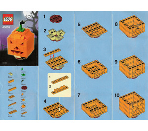 LEGO Halloween Pumpkin Set 40055 Instructions
