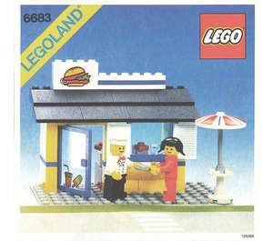 LEGO Hamburger Stand Set 6683