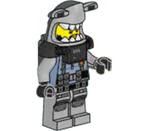 LEGO Hamer Hoofd Haai Thug minifiguur