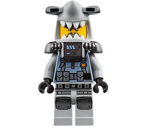 LEGO Hammer Head Shark with Moustache  Minifigure