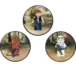 LEGO Han Solo, Chewbacca und Stormtrooper magnets (5002824)