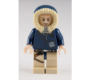 LEGO Han Solo Hoth Tannhjul med Parka Hette Minifigur