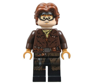 LEGO Han Solo in Bont Coat met Stofbril Minifiguur