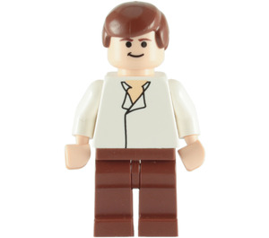 LEGO Han Solo im Weiß open shirt Star Wars Minifigur