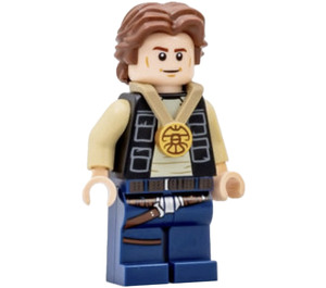 LEGO Han Solo met Celebration Medal en Golvend Haar Minifiguur